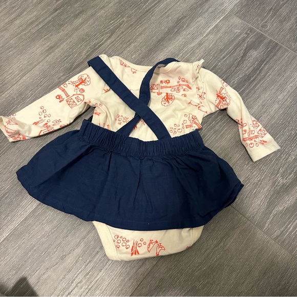 Cat and Jack back to school onesie with matching dress (size 0-3M) - Picture 5 of 5